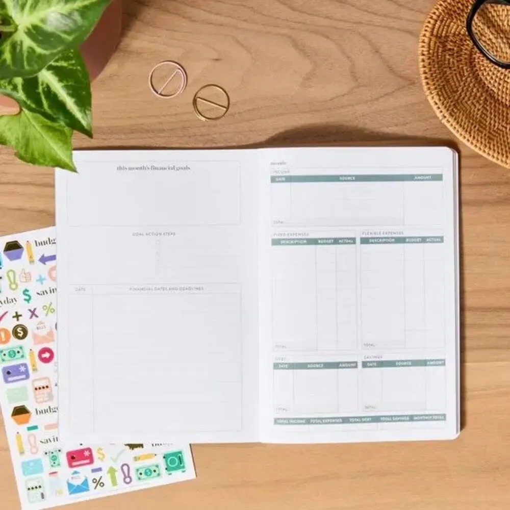 Erin Condren Budget‎ Planner Book Monthly Expense Planner Petite Planner Goals